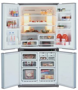 Холодильник Шарп SJ-F95STSL фото 2 в Екатеринбурге Холодильник Sharp SJ-F95STSL фото 2 в Екатеринбурге