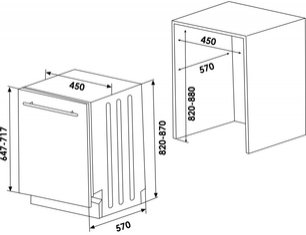 Встраиваемая посудомоечная машина Schaub Lorenz SLG VI4210 фото 2 в Екатеринбурге