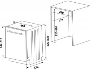 Встраиваемая посудомоечная машина Schaub Lorenz SLG VI4310 фото 2 в Екатеринбурге