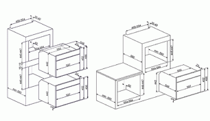 Встраиваемая микроволновая печь Smeg SF4800MP фото 3 в Екатеринбурге