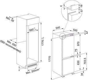 Встраиваемый холодильник Franke FCB 320 NE E фото 2 в Екатеринбурге