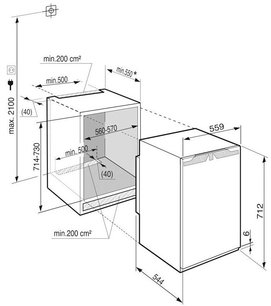 Холодильник Либхер SBS 33I3 фото 4 в Екатеринбурге Холодильник Liebherr SBS 33I3 фото 4 в Екатеринбурге