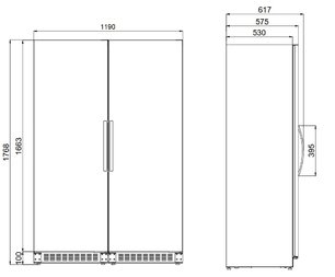 Винный шкаф Dometic B195S Double Basic фото 3 в Екатеринбурге