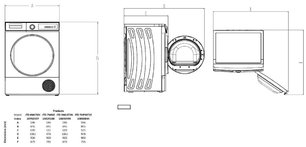 Сушильная машина Jacky`s JTD 9WL0T3N фото 3 в Екатеринбурге