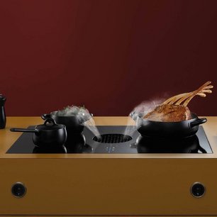 Индукционная варочная панель со встроенной вытяжкой BORA PUXA фото 3 в Екатеринбурге