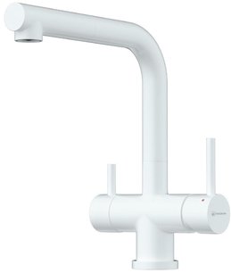 Omoikiri (мойка BOSEN 80-2-WH + смеситель TAKAMATSU-S PW) фото 3 в Екатеринбурге