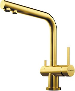 Комплект смесителя Omoikiri NAGANO-LG + PURE DROP LITE фото