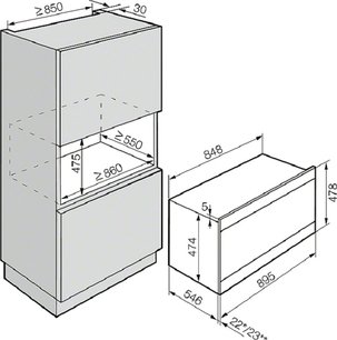 Духовой шкаф Miele H6890BP EDST/CLST сталь фото 2 в Екатеринбурге