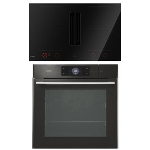 Asko (варочная панель с вытяжкой HIHD854GF + духовой шкаф OCS8678G) фото в Екатеринбурге