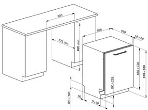 Посудомоечная машина Smeg ST317L фото 3 в Екатеринбурге