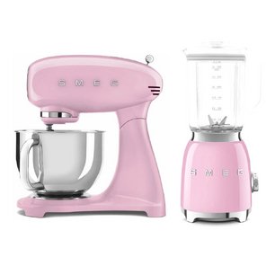 Smeg 50`s Style (блендер BLF03PKEU + миксер SMF03PKEU) фото в Екатеринбурге
