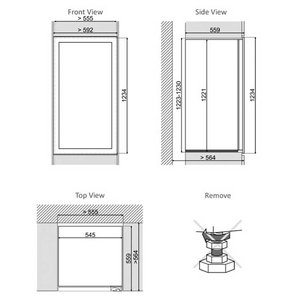 Винный шкаф Dunavox DAVG-72.185DOP.TO фото 4 в Екатеринбурге