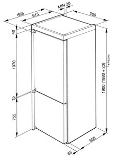 Холодильник Smeg FA800AO9 фото 2 в Екатеринбурге