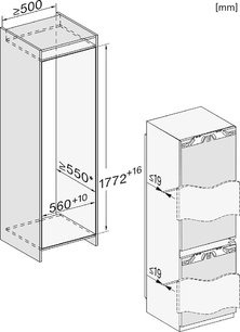 Встраиваемый холодильник Miele KFN 7734 E фото 4 в Екатеринбурге