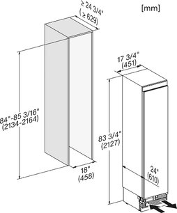 Встраиваемый морозильник Miele F 2413 Vi MasterCool фото 3 в Екатеринбурге