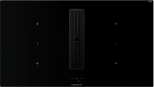 Индукционная варочная поверхность с вытяжкой Kuppersbusch KMI 9850.1 SR-E Black Chrome фото в Екатеринбурге