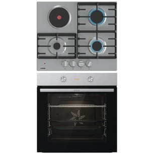 Gorenje (варочная панель GE681X + духовой шкаф BO6717E03X) фото в Екатеринбурге