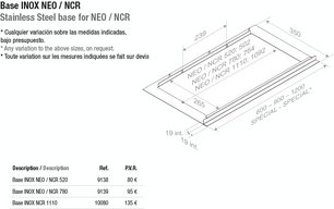 Встраиваемая вытяжка Pando NEO/78 INOX V. 830 SEC фото 3 в Екатеринбурге
