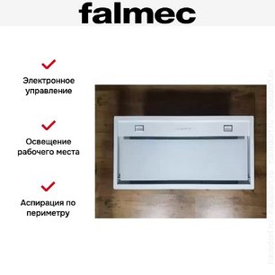 Встраиваемая вытяжка Falmec BUILT IN BURANO PLUS 50 WH фото 4 в Екатеринбурге