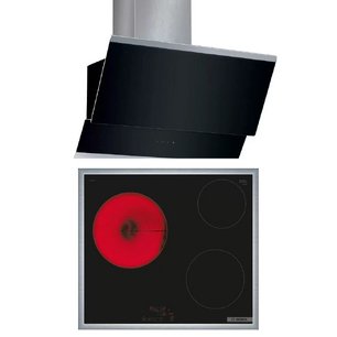 Bosch (варочная панель PKM645BB2E + вытяжка DWK 065G60T) фото в Екатеринбурге