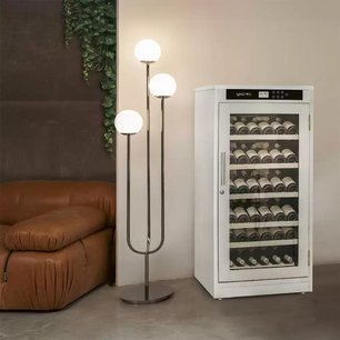 Винный шкаф Meyvel MV69-WW1-M (White Snow) фото 2 в Екатеринбурге