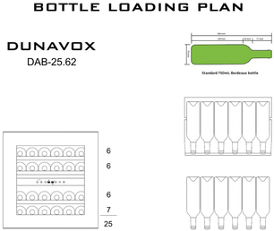 Винный шкаф Dunavox DAB-25.62DB.TO фото 3 в Екатеринбурге