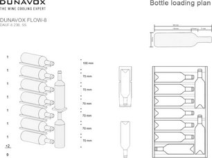 Винный шкаф Dunavox DAUF-8.23B фото 4 в Екатеринбурге