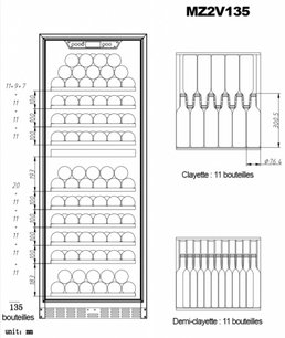 Винный шкаф La Sommeliere MZ2V135 фото 4 в Екатеринбурге