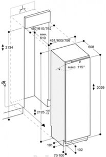 Встраиваемый морозильник Gaggenau RF471304 фото 4 в Екатеринбурге