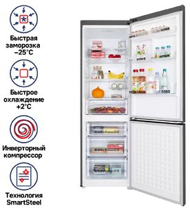 Холодильник Maunfeld MFF195NFIS10 фото 2 в Екатеринбурге