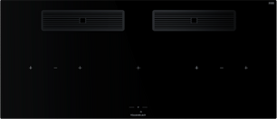 Индукционная варочная поверхность с вытяжкой Kuppersbusch KMI 12850.0 SR-E Black Velvet фото в Екатеринбурге