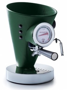 Кофеварка Bugatti DIVA Leather Green фото в Екатеринбурге