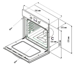 Духовой шкаф Zigmund Shtain EN 122.921 S фото 2 в Екатеринбурге