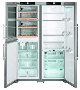 Холодильник Либхер SBSes 7165 PremiumPlus Vinidor BioFresh NoFrost фото 2 в Екатеринбурге Холодильник Liebherr SBSes 7165 PremiumPlus Vinidor BioFresh NoFrost фото 2 в Екатеринбурге