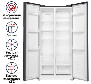 Холодильник Maunfeld MFF177NFSE фото 2 в Екатеринбурге