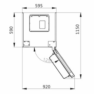 Холодильник Korting KNFC 62029 GW фото 3 в Екатеринбурге