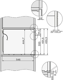 Компактный духовой шкаф с СВЧ Miele H 7440 BMX 125 Gala Ed фото 4 в Екатеринбурге