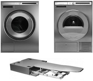 Asko Logic 8 (стиральная машина W4086C.T/3 + сушильная машина T408HD.T.P + гладильная доска HI1153T) фото в Екатеринбурге