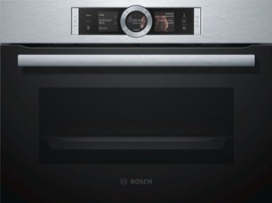 Компактный паровой духовой шкаф Бош CSG 636 BS3 фото в Екатеринбурге Компактный паровой духовой шкаф Bosch CSG 636 BS3 фото в Екатеринбурге