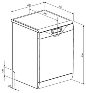 Посудомоечная машина Smeg LVS367SX фото 2 в Екатеринбурге