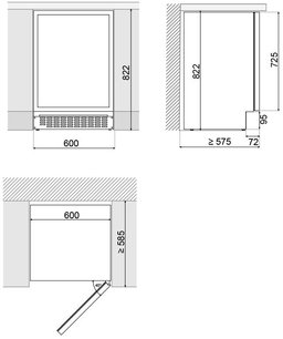 Встраиваемый винный шкаф Pando PVMBP 60-45CRL фото 4 в Екатеринбурге