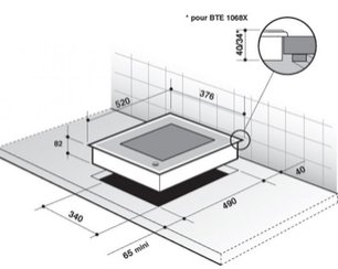 Модульная система De Dietrich DTE 1068 X фото 3 в Екатеринбурге