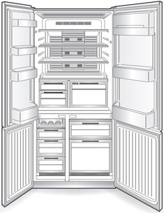 Холодильник Mitsubishi Electric MR-LR78EN-GRB-R фото 3 в Екатеринбурге