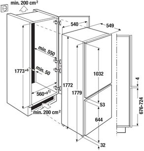 Встраиваемый холодильник Kuppersbusch FKG 8310.1i фото 2 в Екатеринбурге