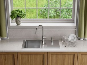 Мойка Omoikiri Mizu 78-IN нержавеющая сталь, крыло справа фото 4