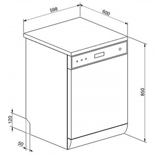 Посудомоечная машина Smeg LVS137N фото 2 в Екатеринбурге
