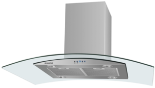 Вытяжка Маунфилд ANCONA ISLA 90 Inox Glass Transparent фото в Екатеринбурге Вытяжка Maunfeld ANCONA ISLA 90 Inox Glass Transparent фото в Екатеринбурге