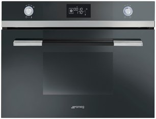 Компактный духовой шкаф с пароваркой Smeg SF4120VCN фото в Екатеринбурге