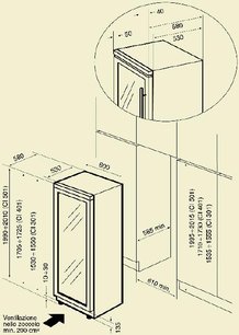 Винный шкаф IP CIS 401 CFX D фото 2 в Екатеринбурге
