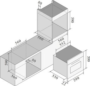 Духовой шкаф Ilve OV601GT3/BK фото 2 в Екатеринбурге